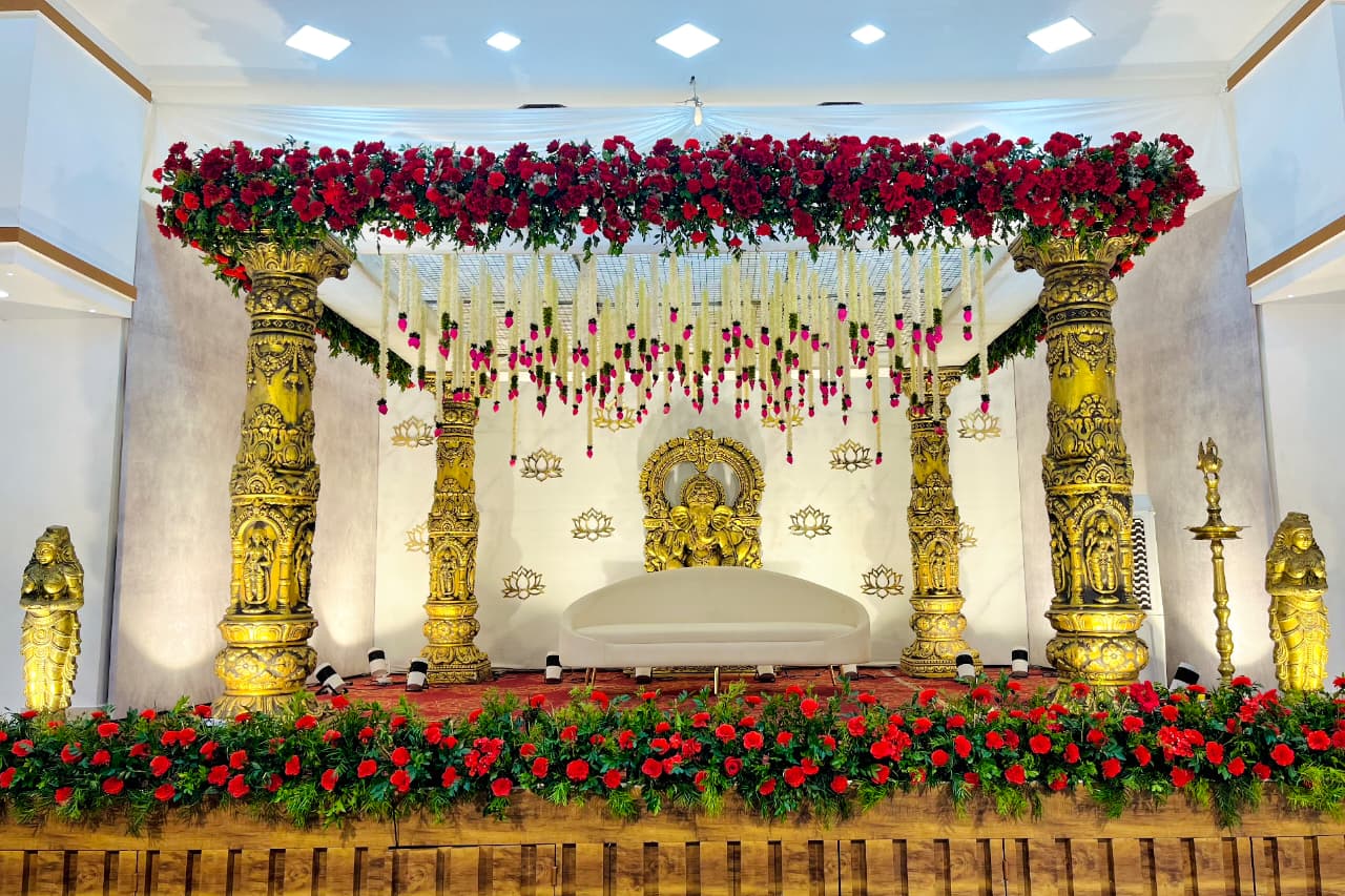 Traditional Floral Stage
